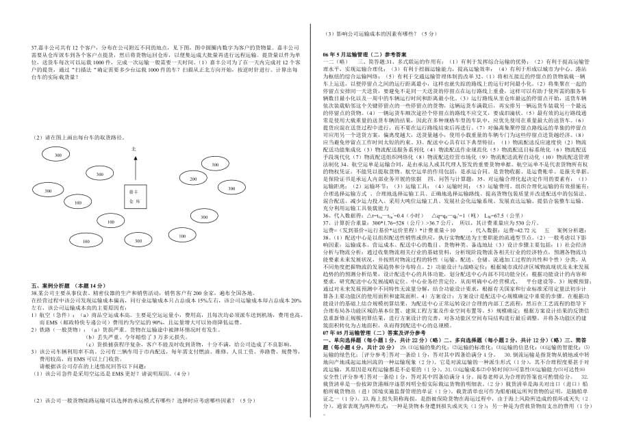 （PLM产品生命周期）CPLM运输管理(二)05-08年试题_第5页