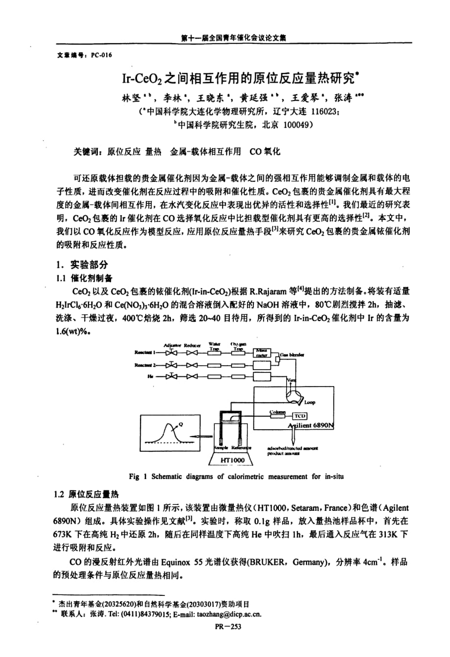 irceo2之间相互作用的原位反应量热研究_第1页