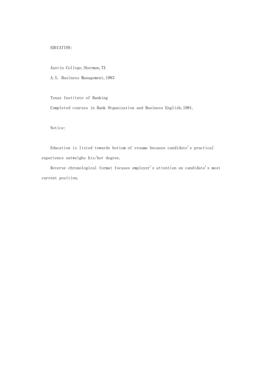 英文简历（销售助理）SALES ASSISTANT模板_第2页