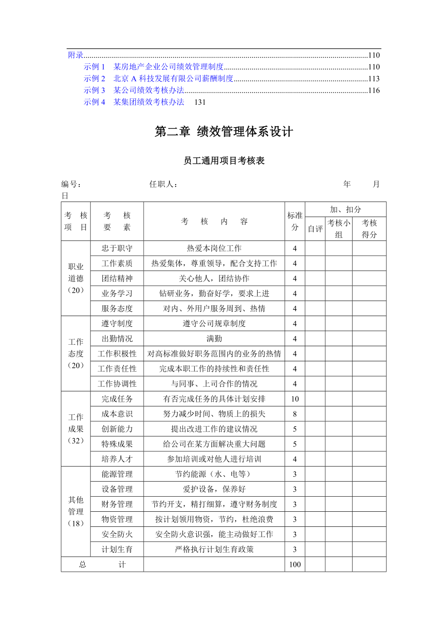 经典实用的各种绩效考核图表汇总-拿来即用_第2页