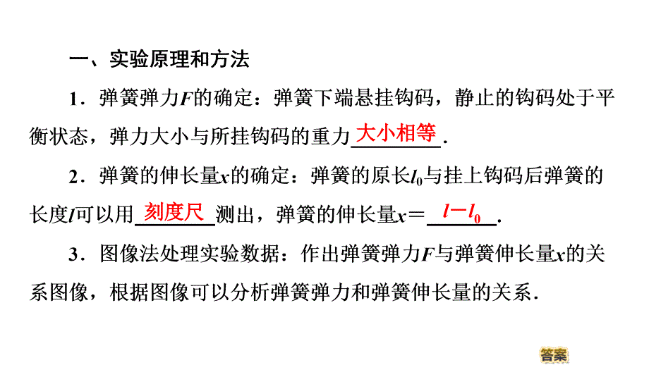 高中物理课件：第3章 实验：探究弹簧伸长量与弹簧弹力的关系_第3页