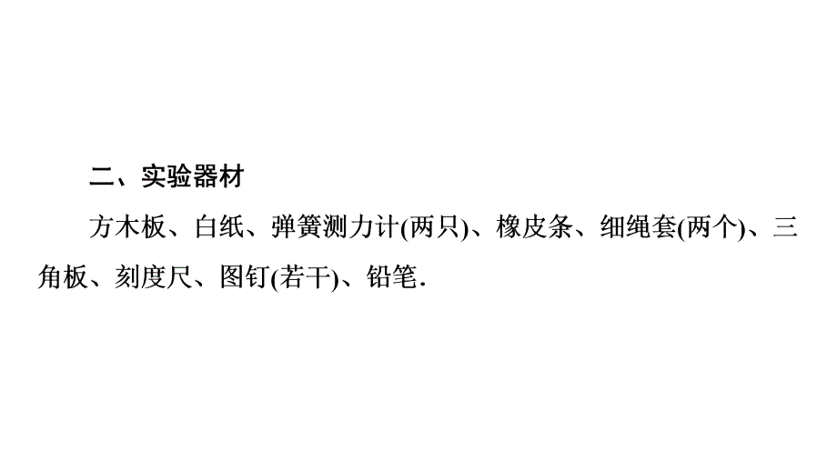 高中物理课件：第3章 实验：验证力的平行四边形定则_第4页