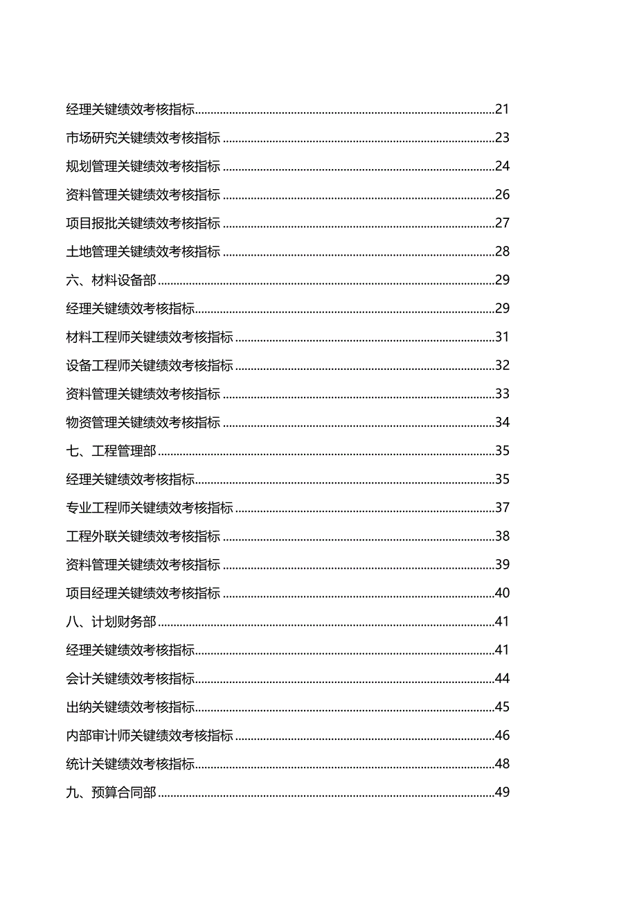 （KPI绩效考核）某公司关键绩效考核指标(doc 55页)_第3页