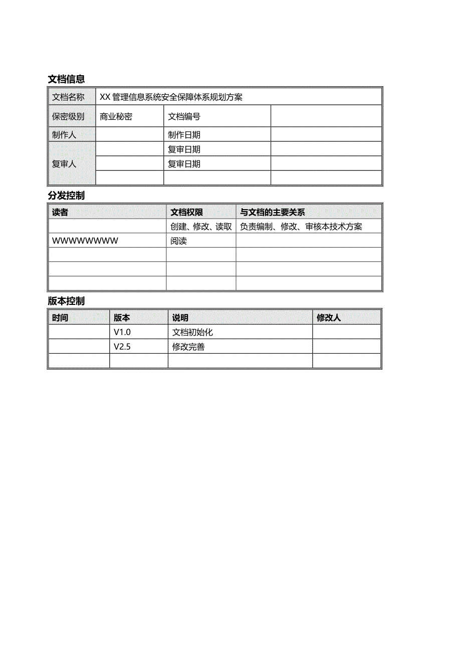 （安全生产）XXXX公司信息系统安全保障体系规划方案_第2页