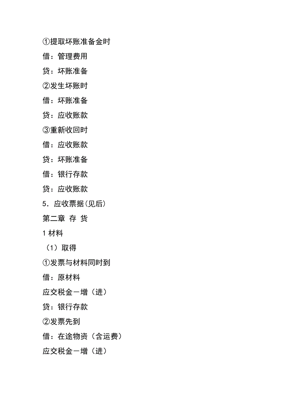 会计工作常用会计分录大全+人教版六年级数学应用题大全_第3页