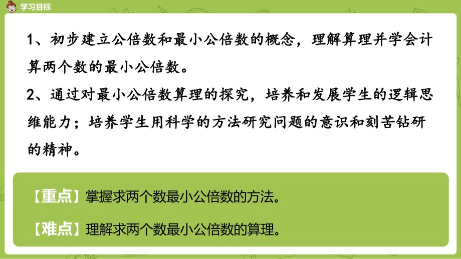 人教版小学数学 五年级下册 《第四单元 分数的意义和性质-通分 课时2》教学课件PPT_第2页