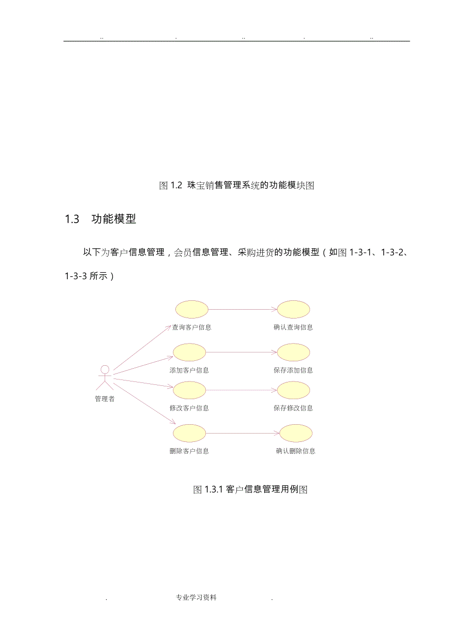 珠宝销售管理信息系统课程设计报告书_第3页