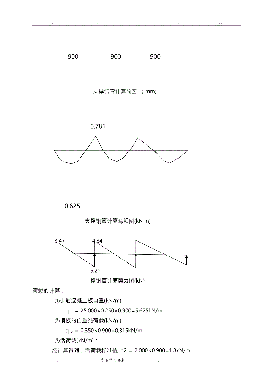 满堂脚手架专项工程施工设计方案教（学）案计算书_第4页