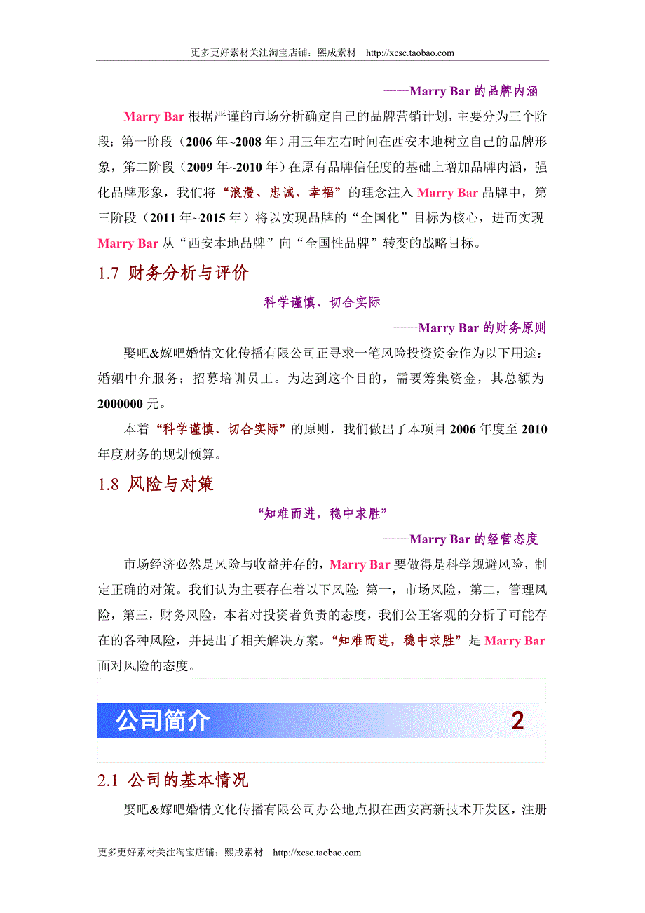 （精品文档）嫁娶吧创业计划书_第3页