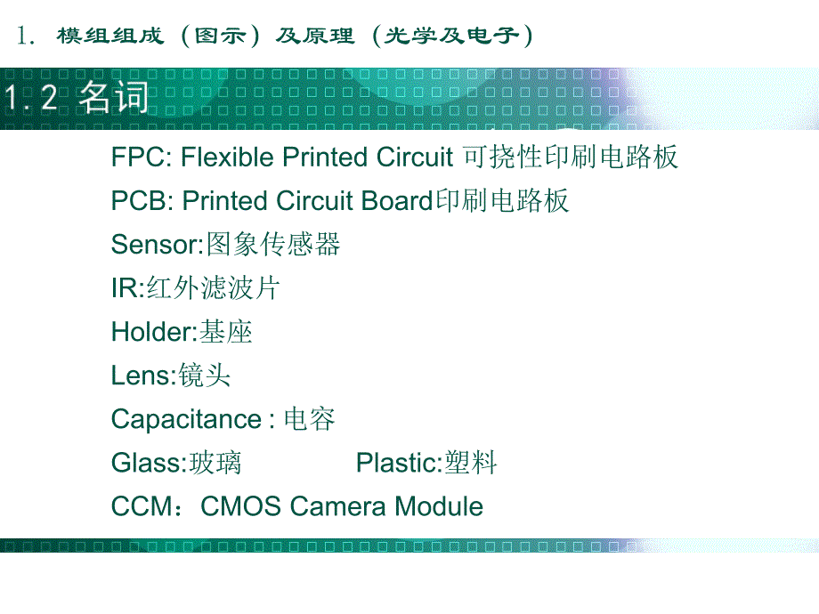 1. 模组组成 图示 及原理 光学及电子_第3页