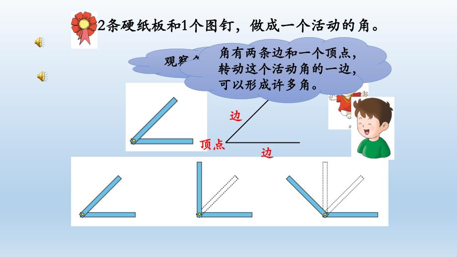 二年级上册数学课件 -《认识角》冀教版 (共12张PPT)_第4页