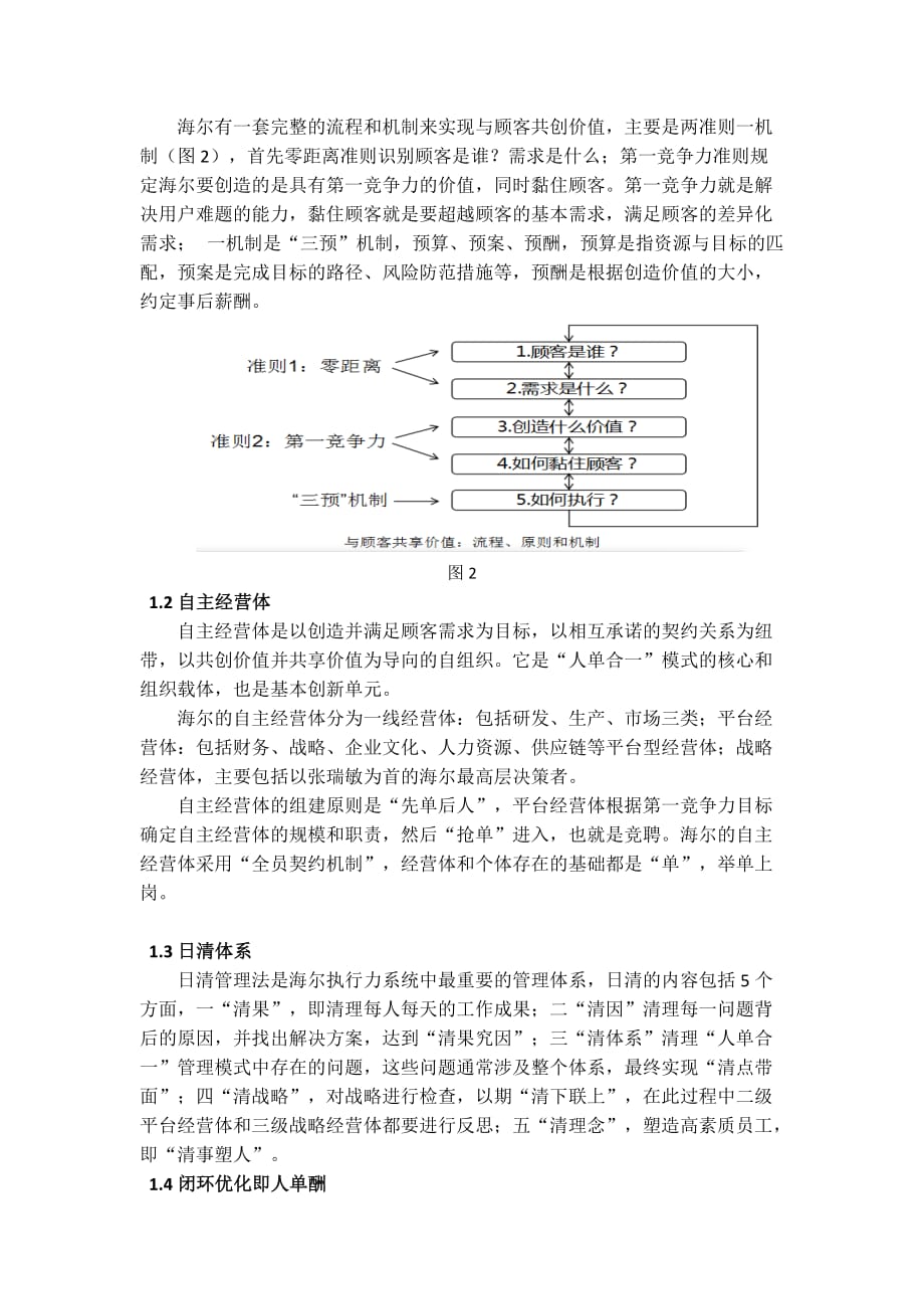 对海尔人单合一”管理模式的研究与现实思考_第4页