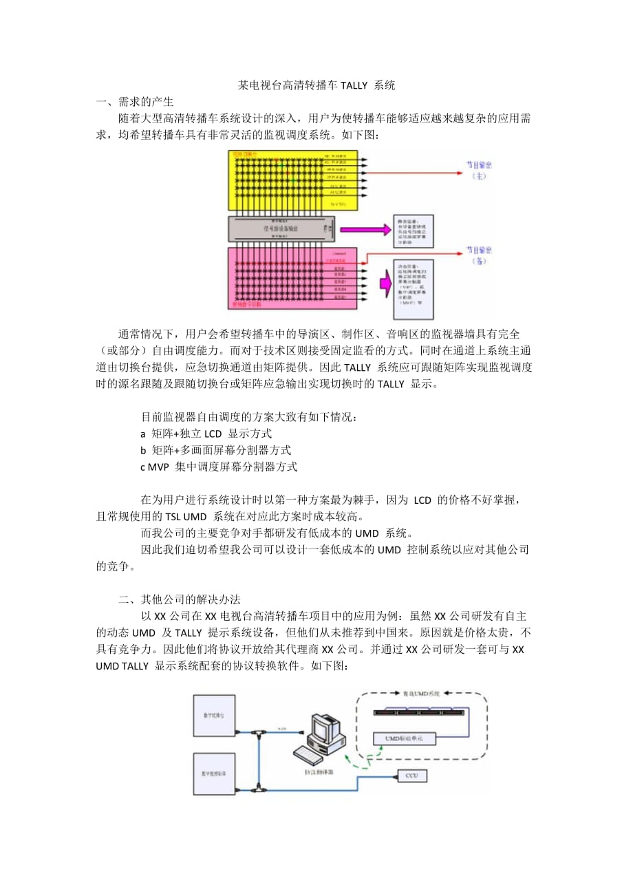 高清转播车tally系统_第1页