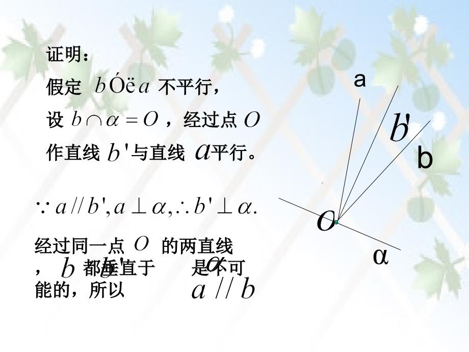 (高中数学课件)直线和平面垂直的性质定理_第3页