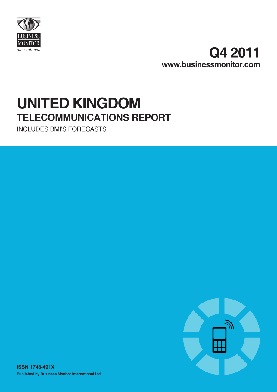 BMI_United_Kingdom_Telecommunications_Report_Q4_2011_第1页