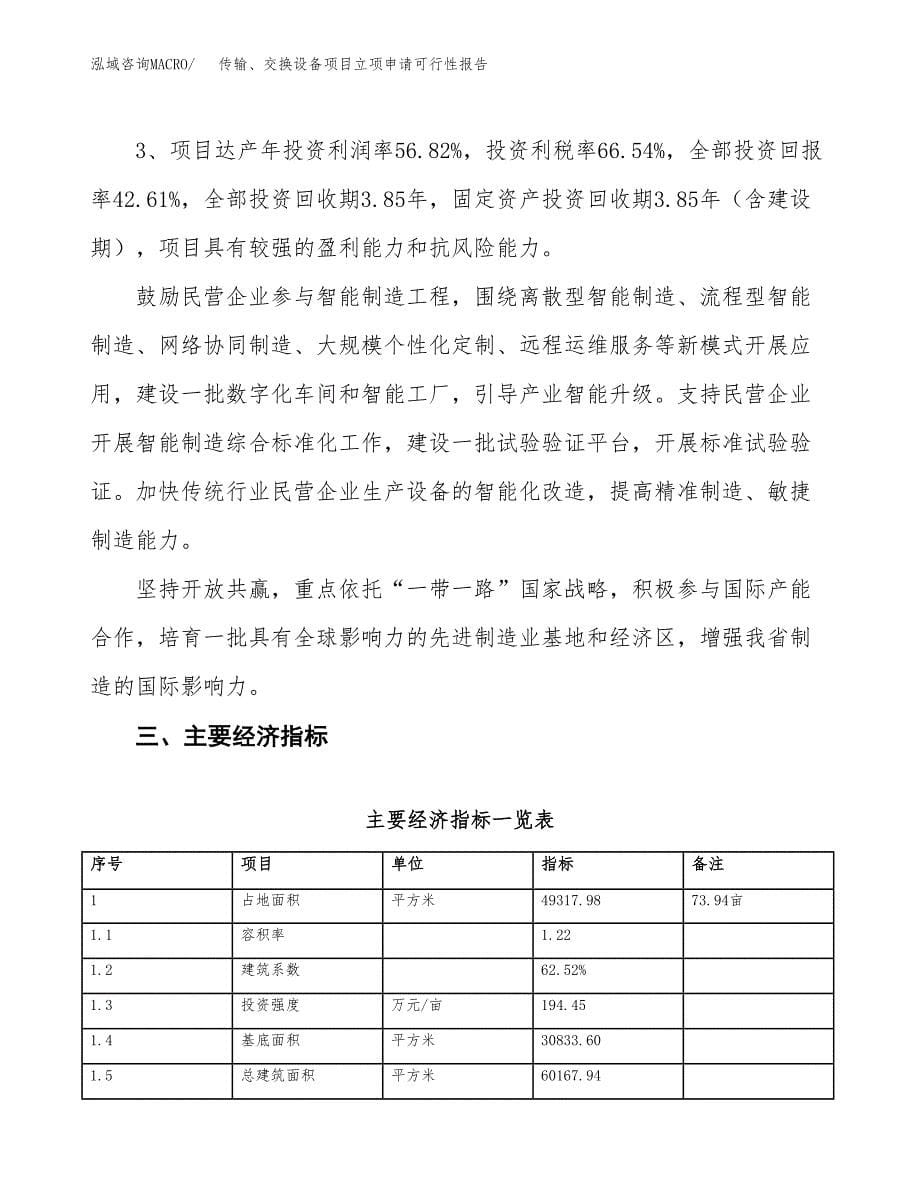 传输、交换设备项目立项申请可行性报告_第5页