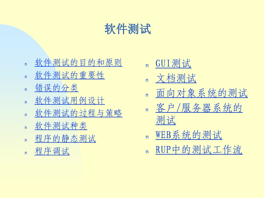 软件测试理论和方法全面推荐)资料_第1页