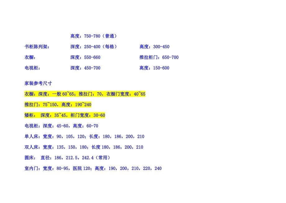 cad家具布置尺寸解析_第5页