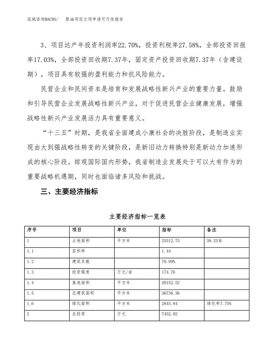 唇油项目立项申请可行性报告_第5页