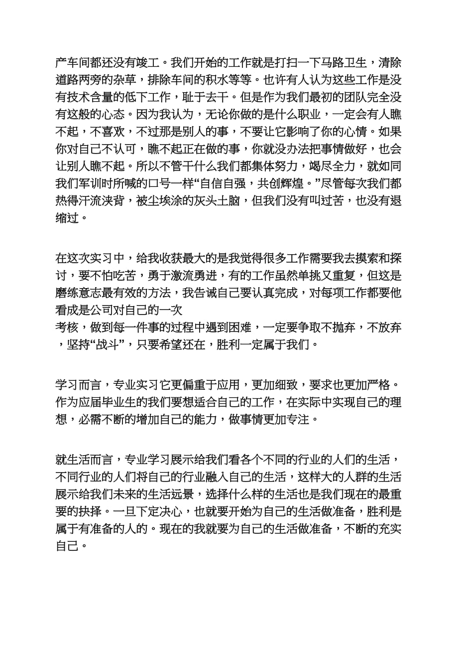 工作报告之英语专业翻译实习报告_第3页