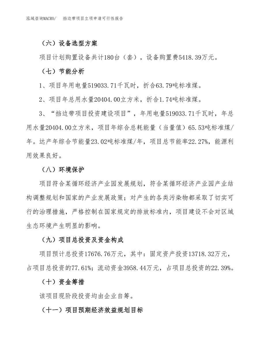 挡边带项目立项申请可行性报告_第3页