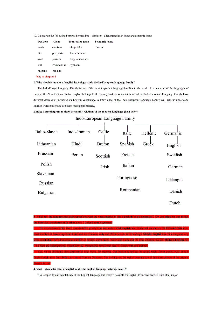 英语词汇学复习 题资料_第2页
