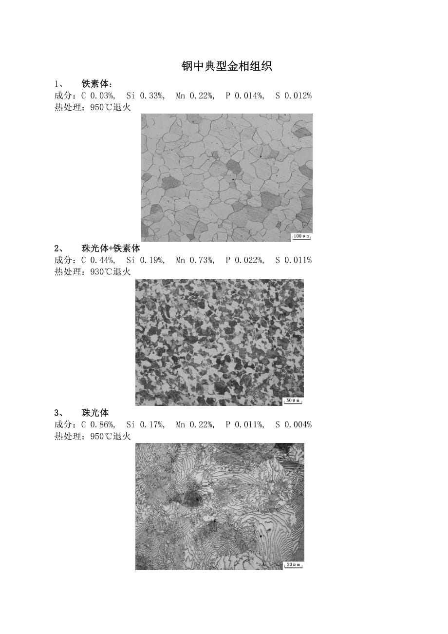 钢中典型金相组织资料_第1页