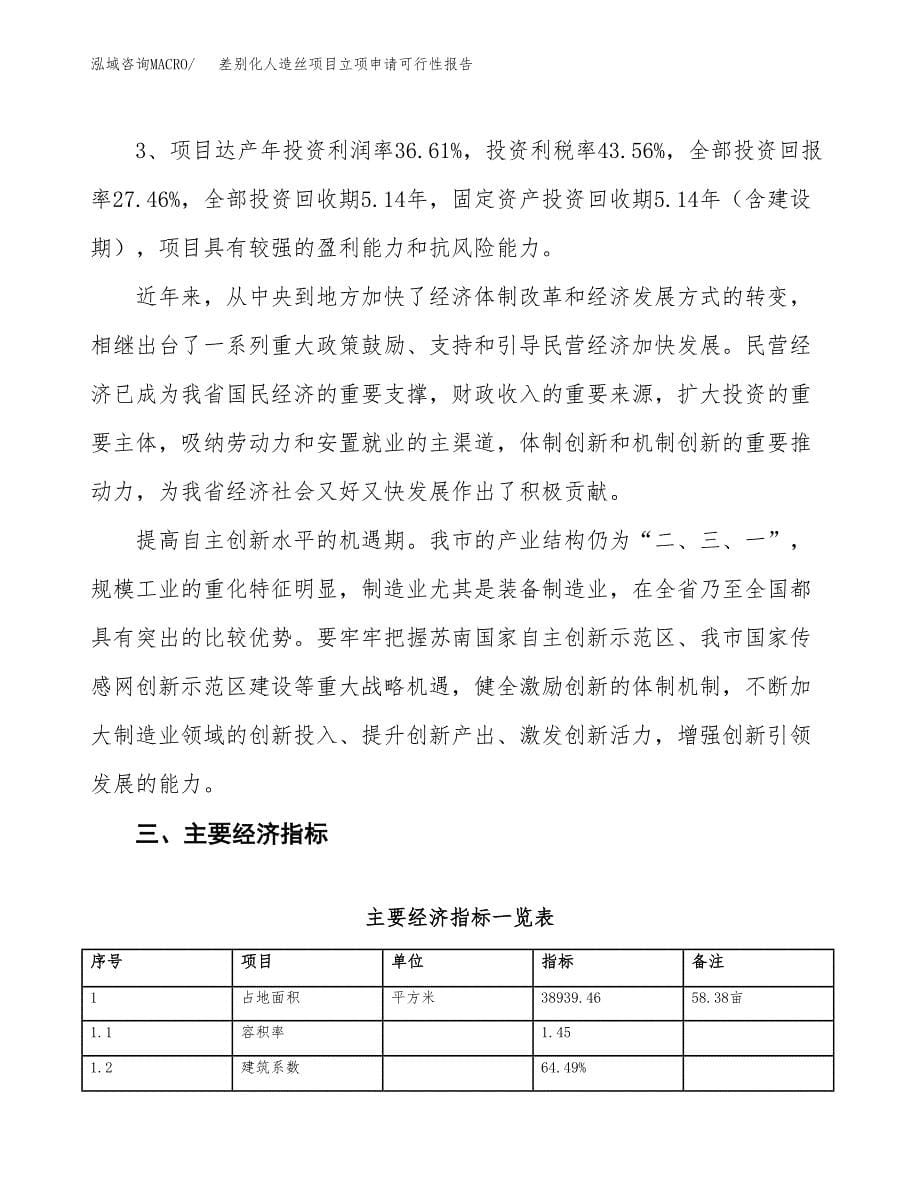 差别化人造丝项目立项申请可行性报告_第5页