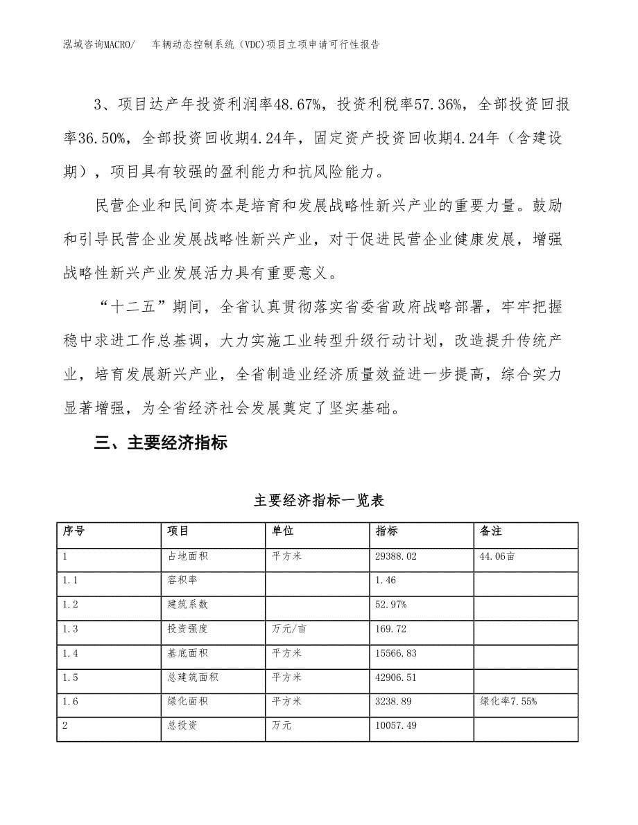 车辆动态控制系统（VDC)项目立项申请可行性报告_第5页