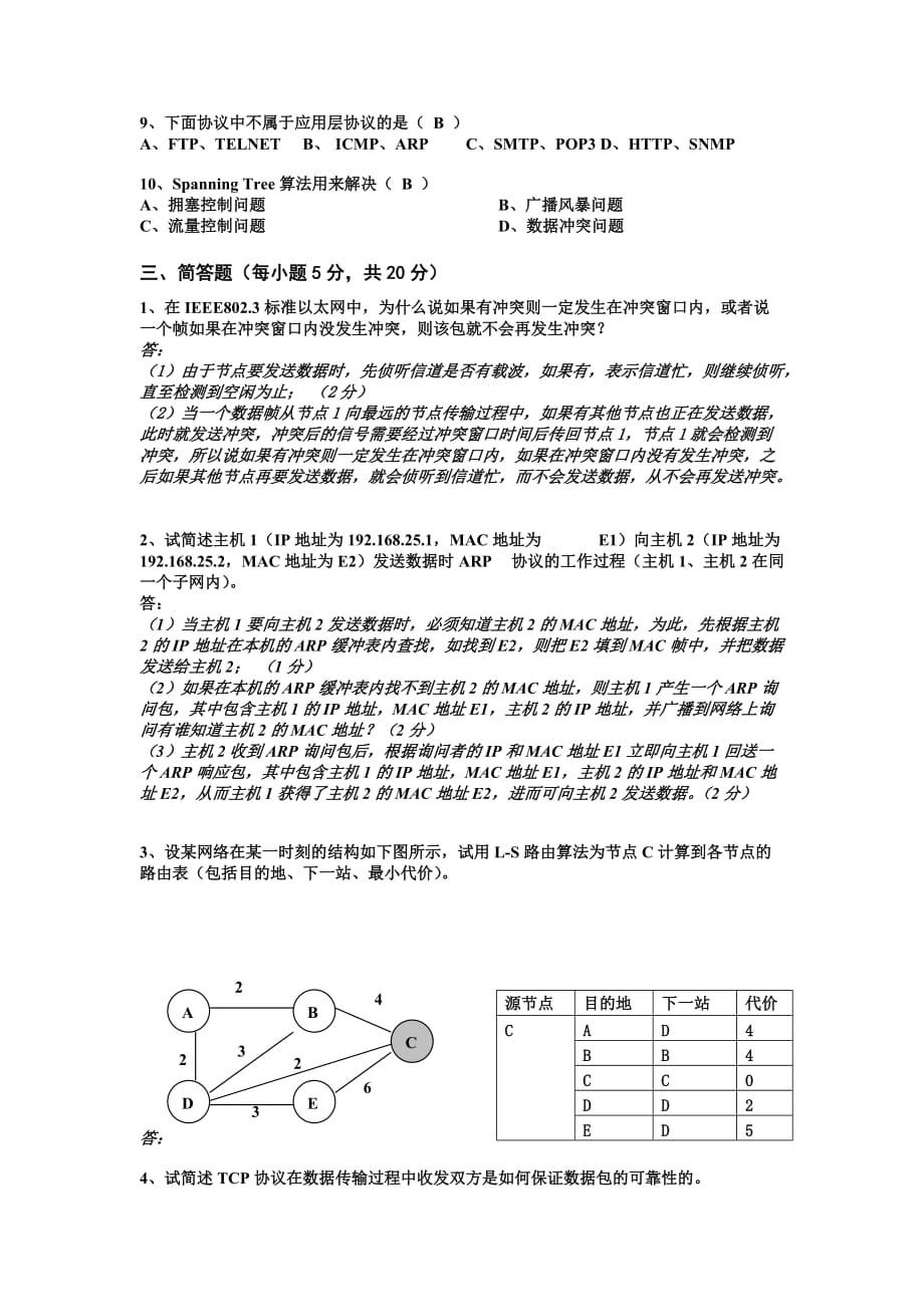 计算机模拟试题包含答案资料_第2页