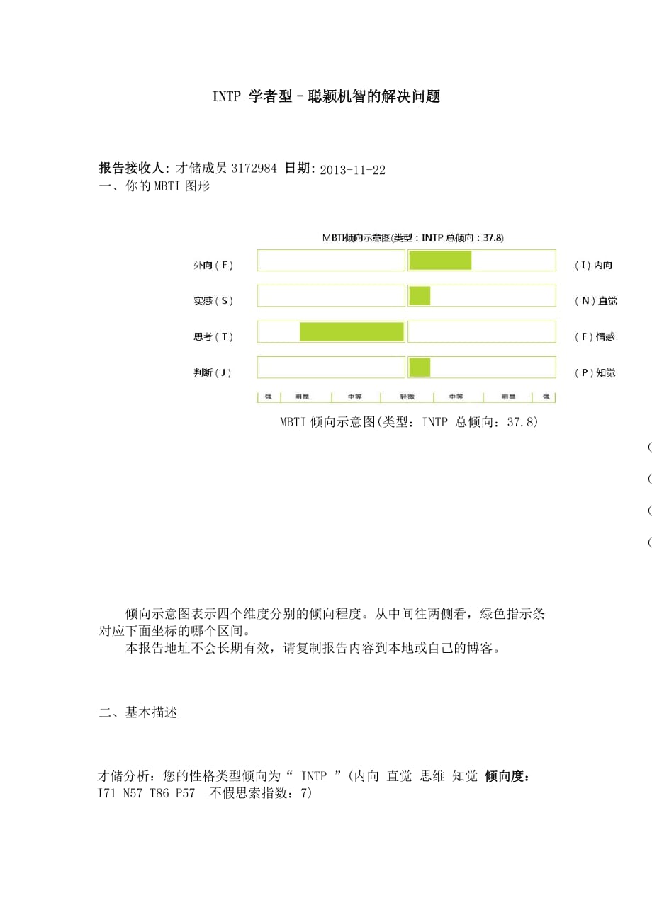 全球最权威的职业性格测试解读_第1页