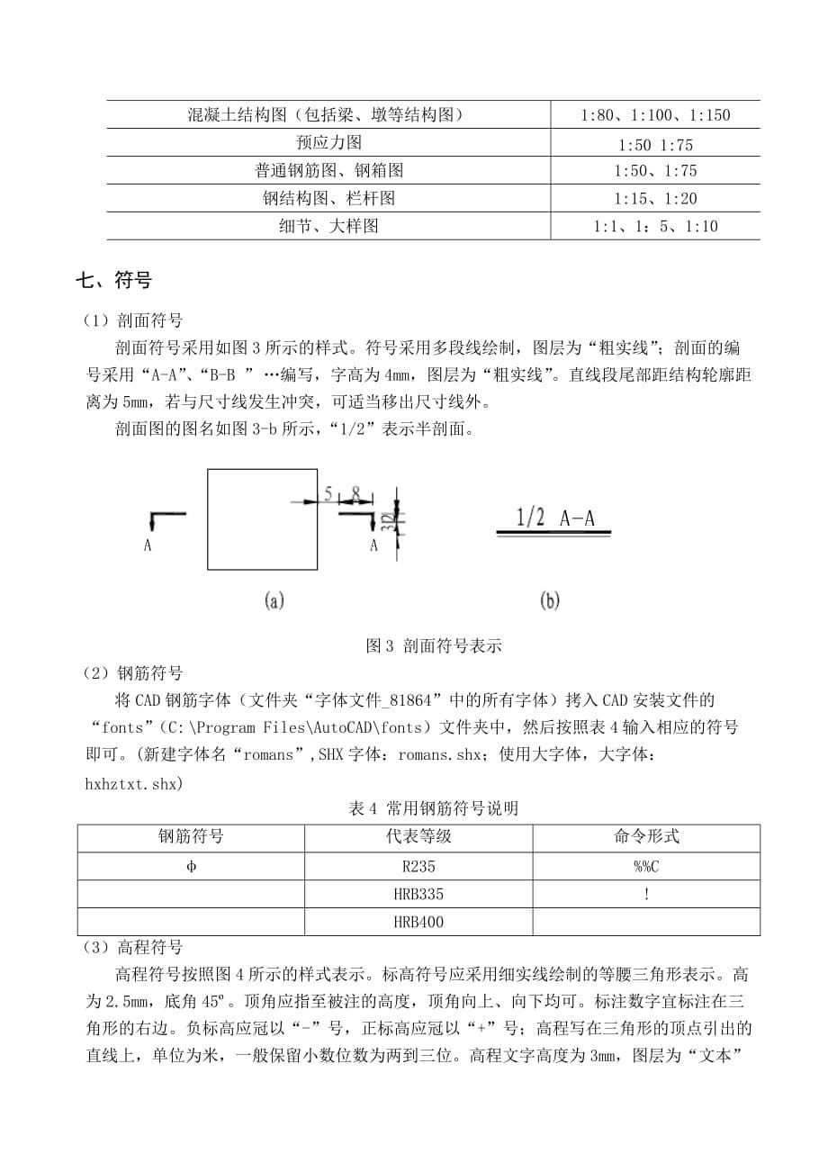 桥梁毕业设计cad绘图标准(同名7184)_第5页