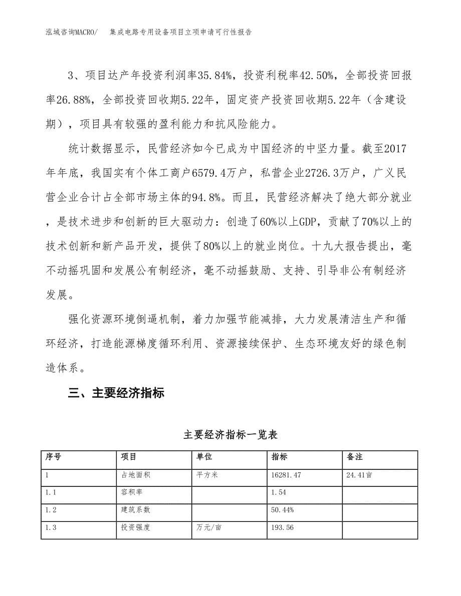 集成电路专用设备项目立项申请可行性报告_第5页