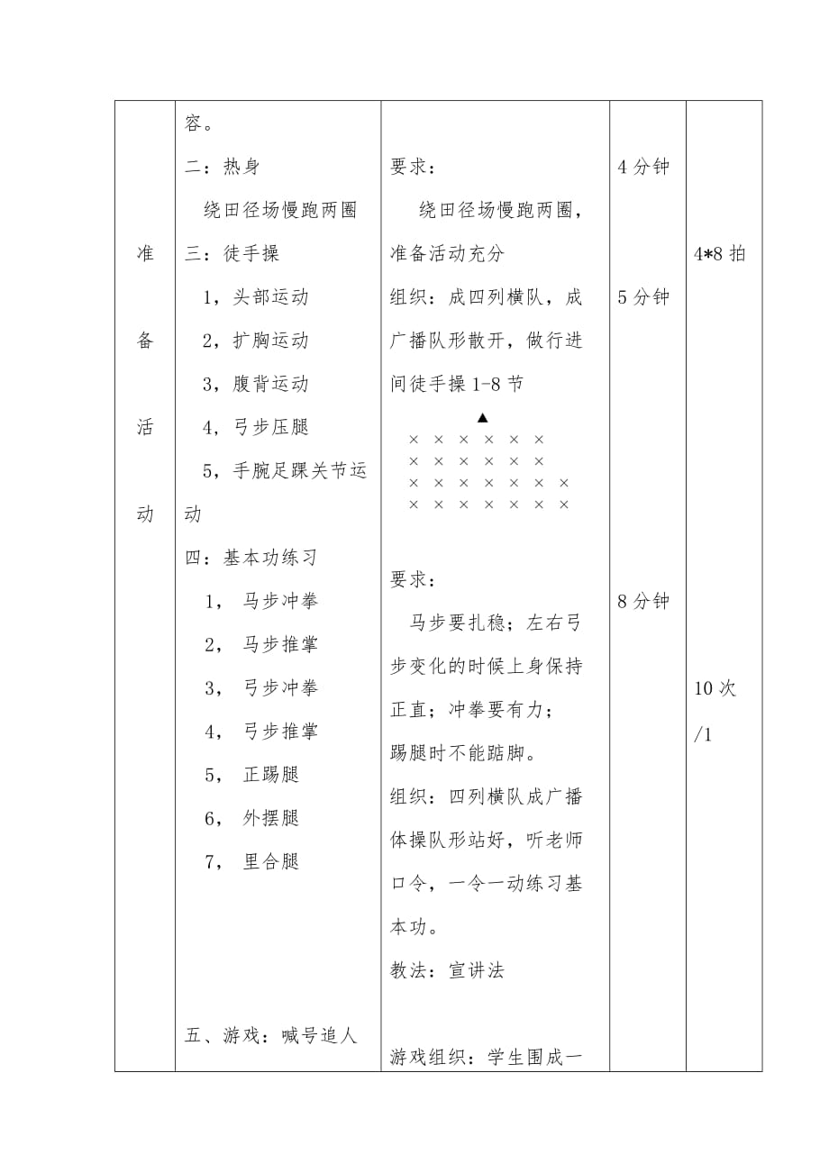 武术专业课教案_第2页