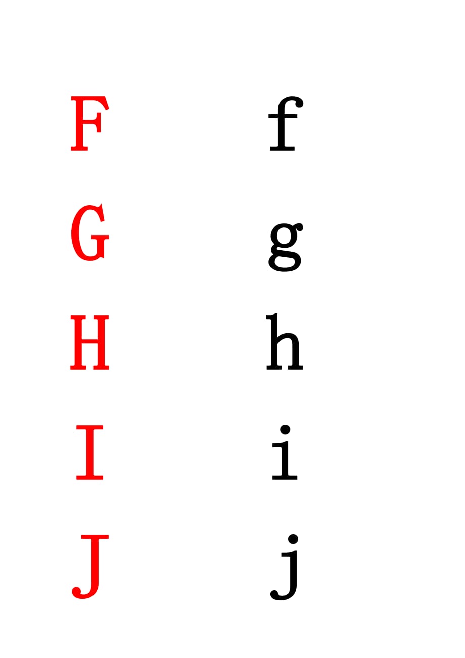 26个大小写字母_第2页