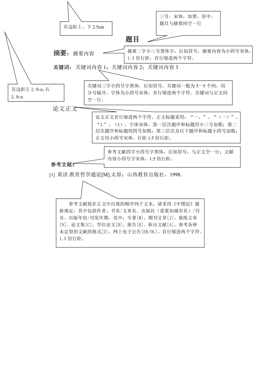 毕业设计(论文)封面、毕业设计(论文)撰写格式与规范示例---副本_第3页