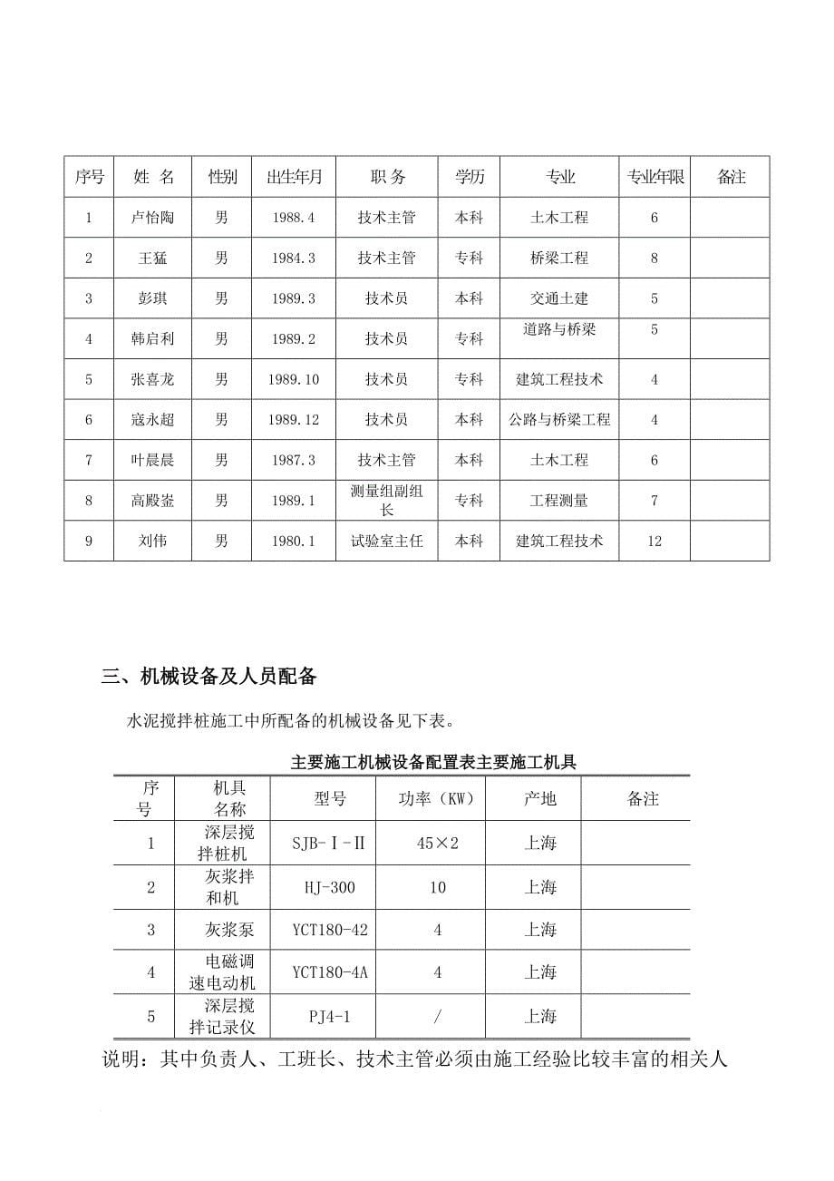 水泥搅拌桩施工总结(同名22572)_第5页