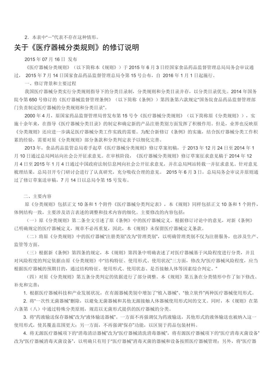 2016-1-1医疗器械分类规则资料_第5页