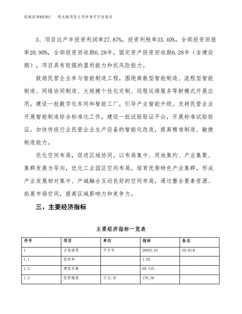 观光艇项目立项申请可行性报告_第5页