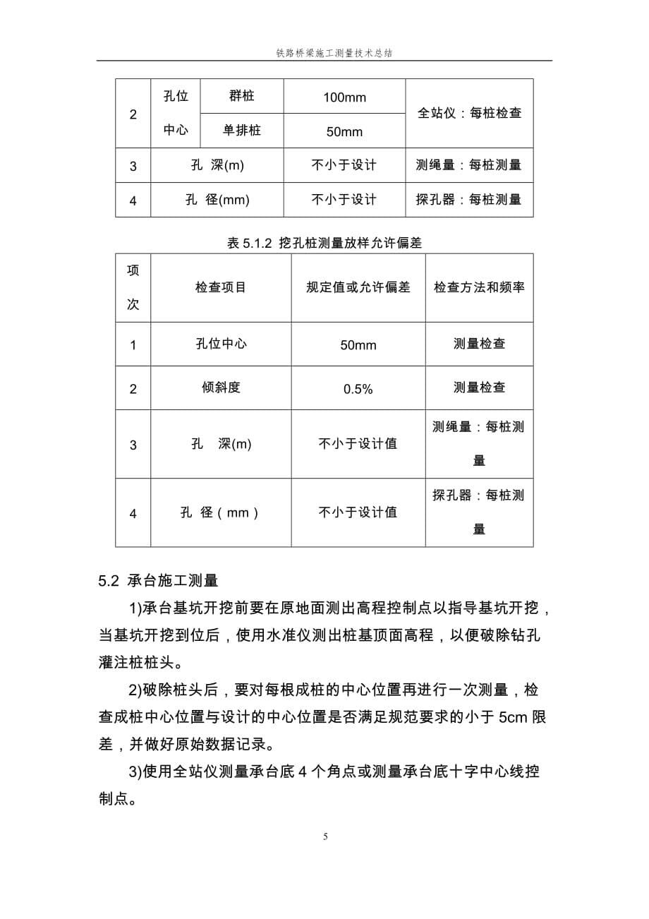 桥梁施工测量技术总结_第5页