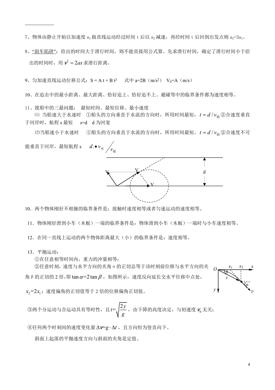 2016高中物理二级结论整理资料_第4页