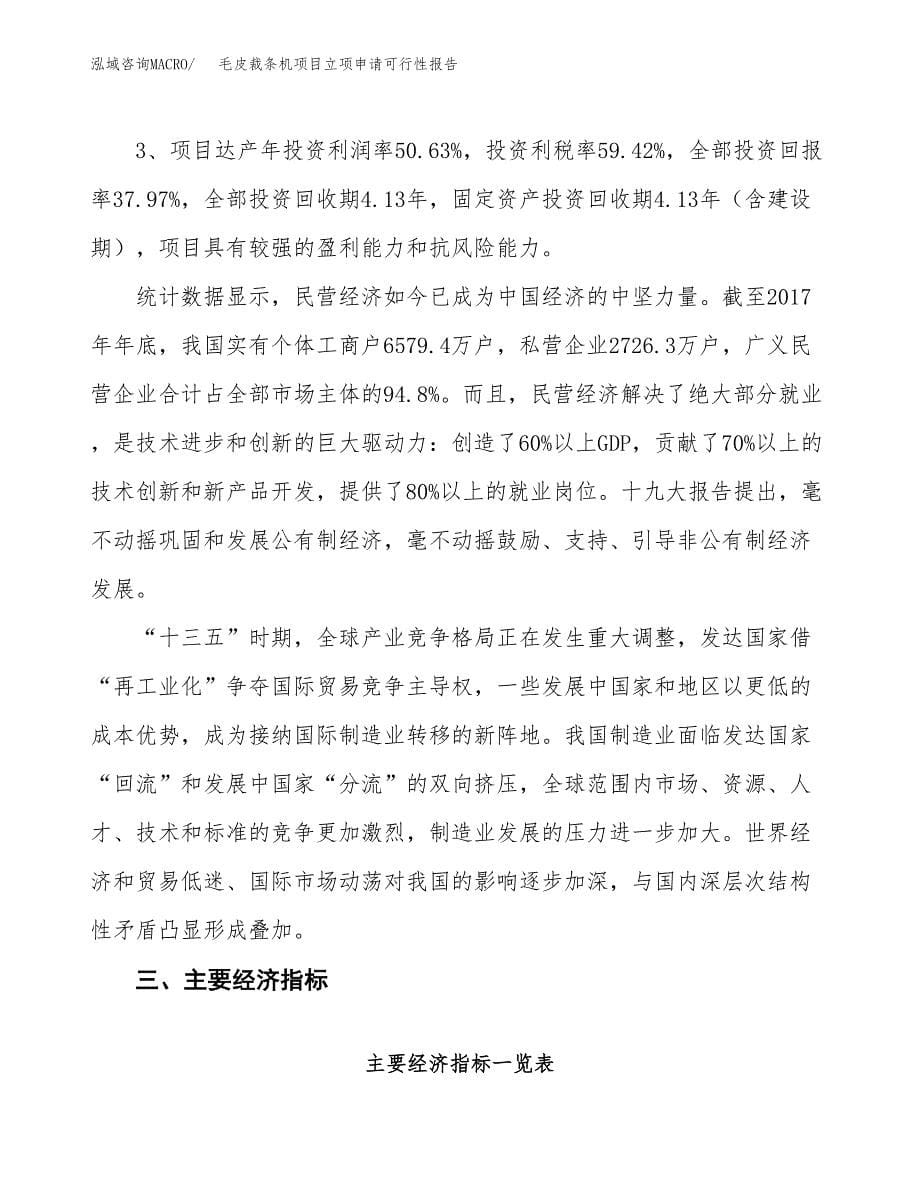 毛皮裁条机项目立项申请可行性报告_第5页