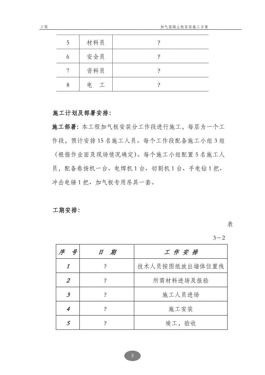 alc板施工方案_第5页