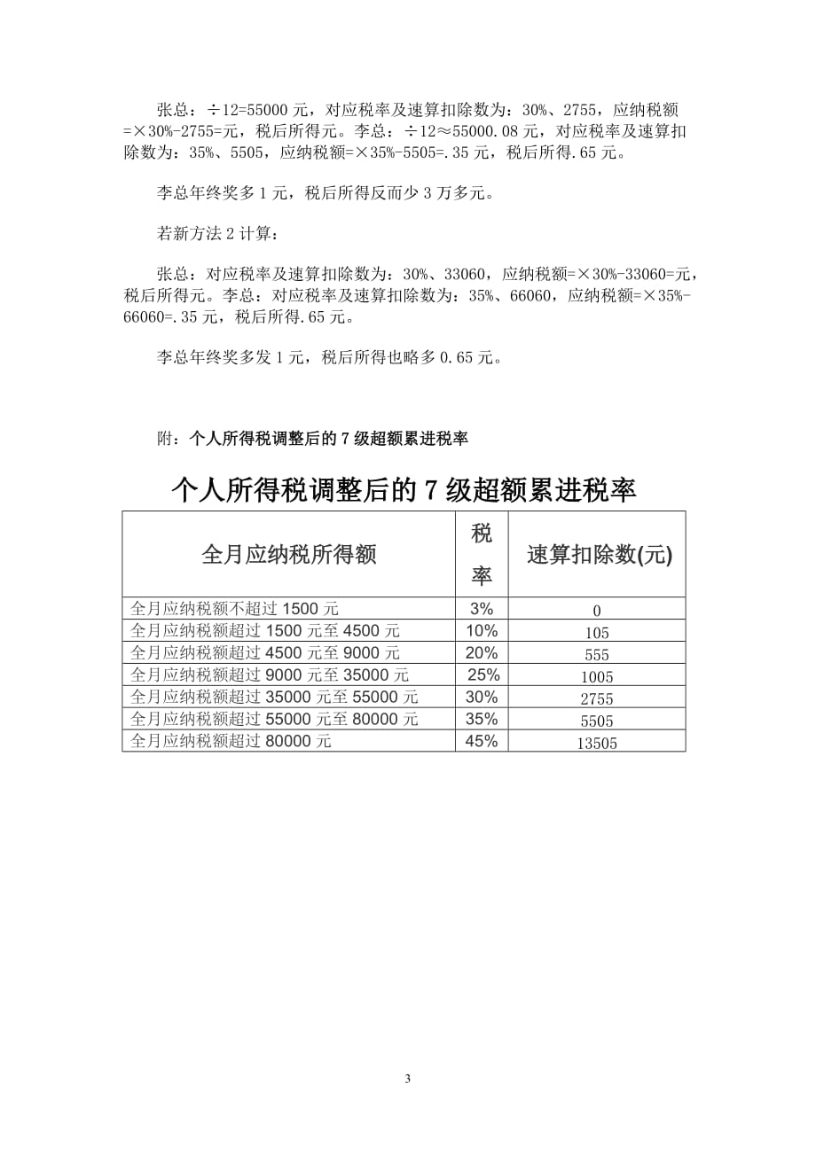 新的年终奖个人所得税计算方法(201109)_第3页