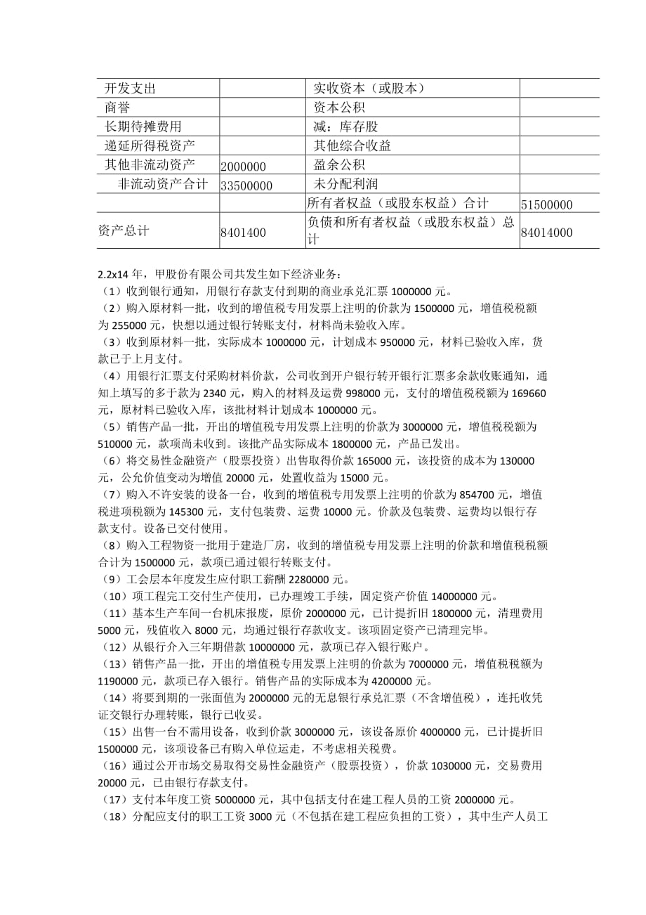 2016初级会计实务书中例题-第七章财务报告_第2页