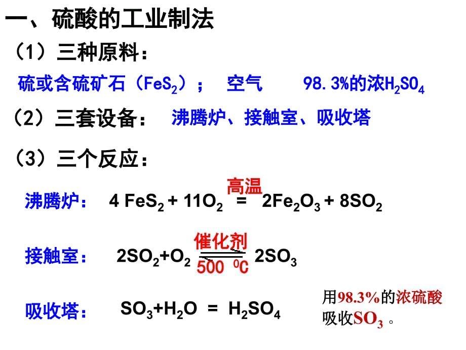 高一硫酸的制备及性质资料_第5页