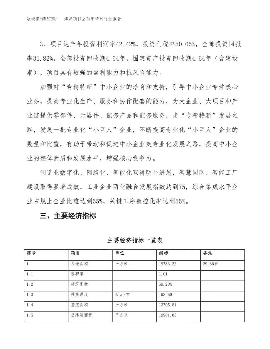 烤具项目立项申请可行性报告_第5页