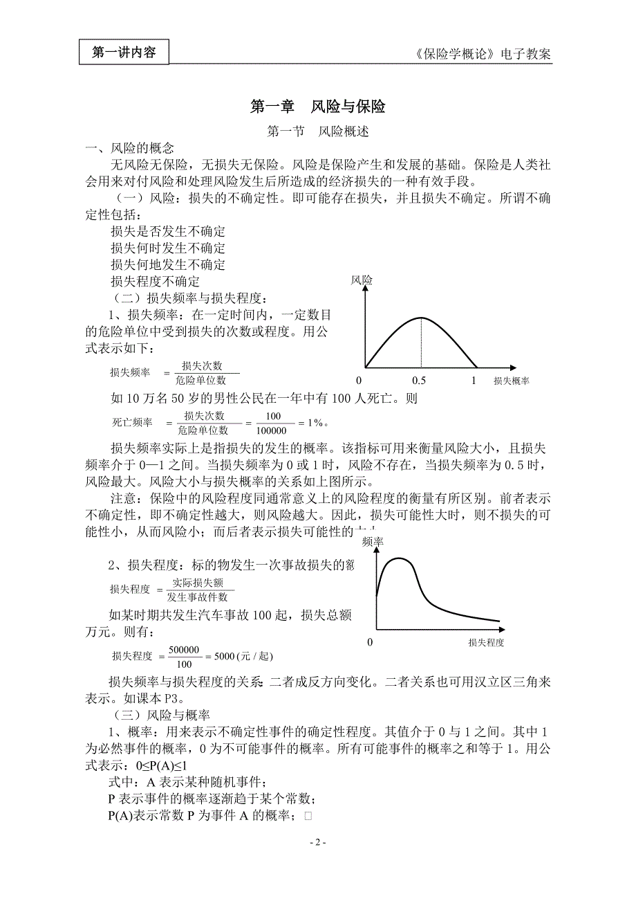 保险学概论电子教案资料_第2页