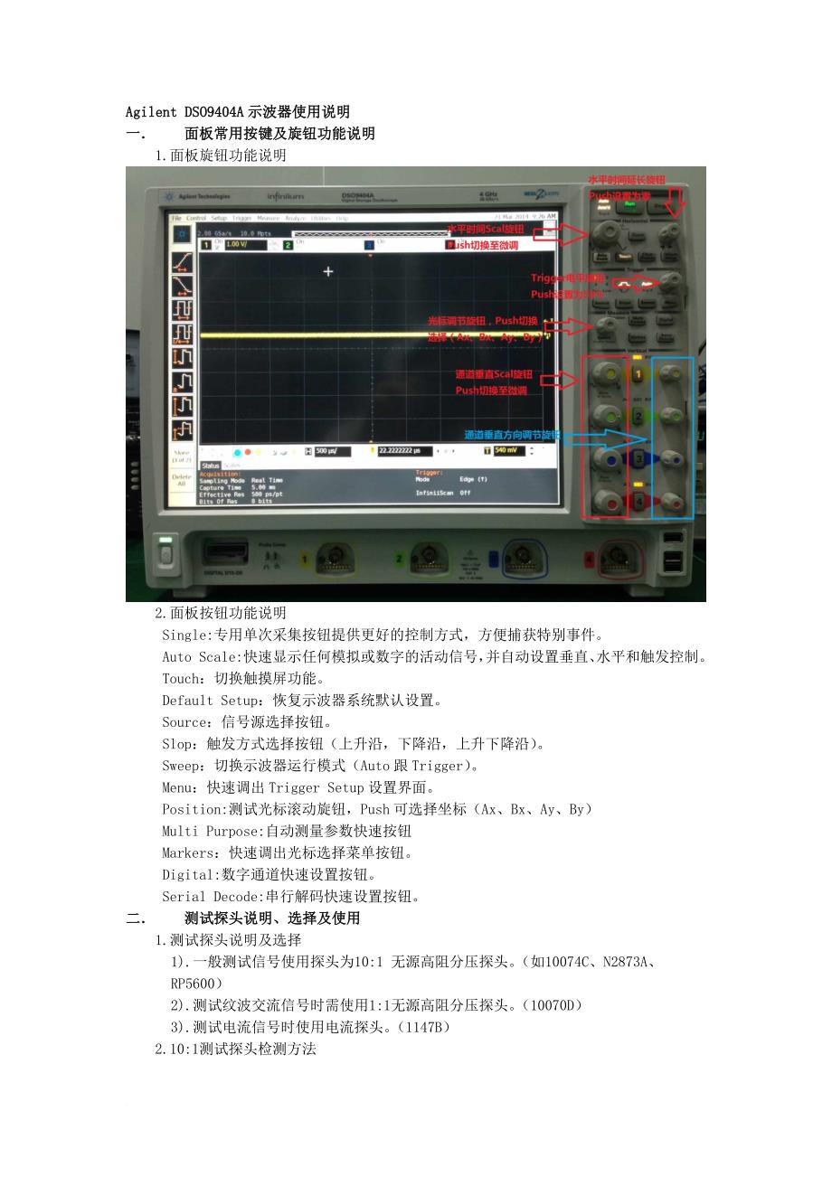 示波器简易使用说明_第2页