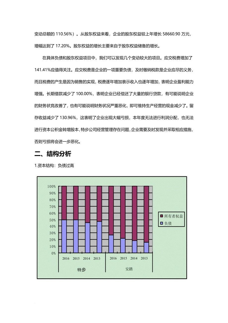 特步资产负债表_第5页